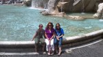 My Beauties At Trevi&nbsp;Fountain